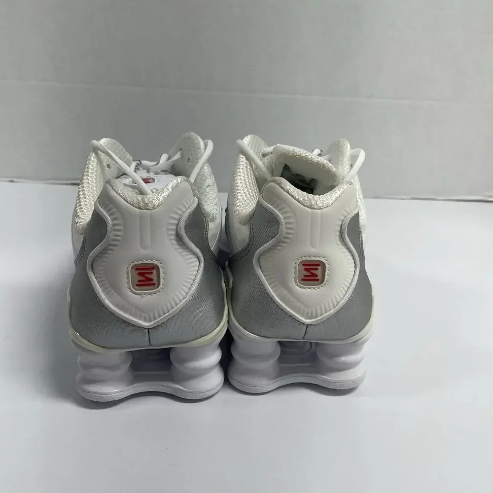 Nike Wmns Shox TL White Silver 2023 AR3566 100 Size 6.5 Women Vintage Yellowing